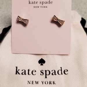 ♠️kate spade♠️ Pave Mini Bow Earrings